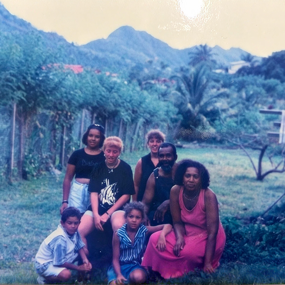 Childhood family photograph